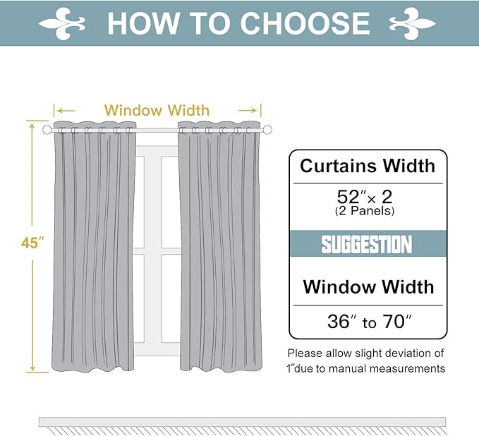 ChrisDowa Grommet Room Darkening Curtains