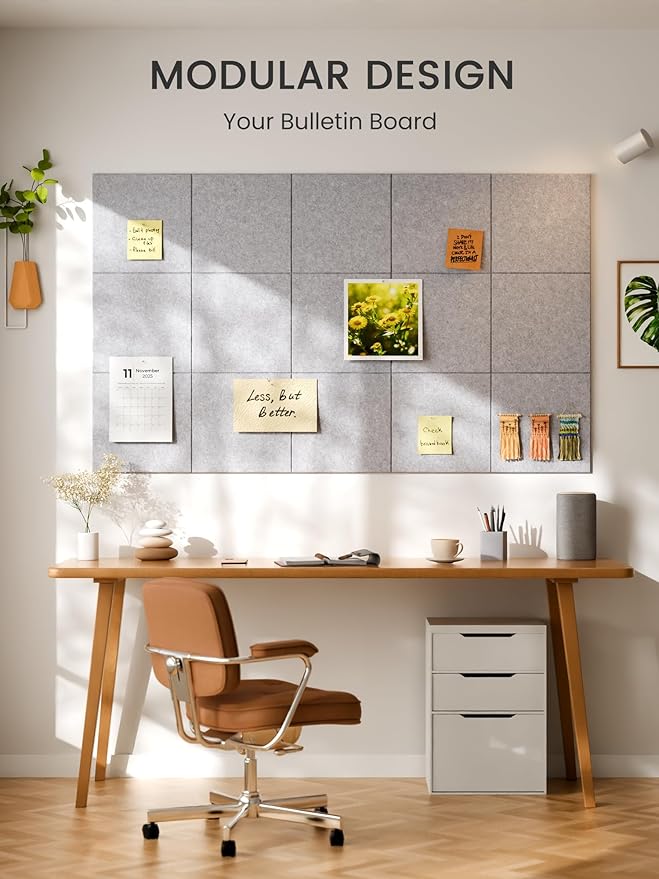 Bumusty Large Cork Board 48" x 36" Alternative