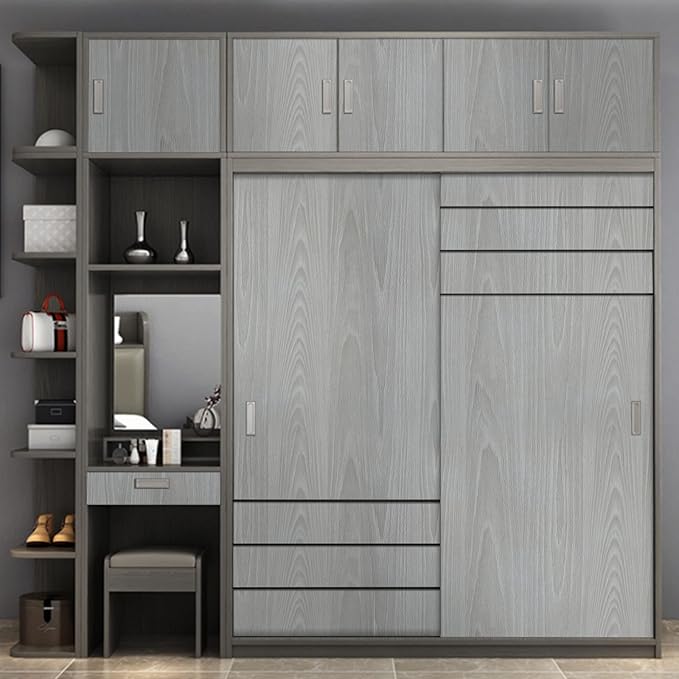 practicalWs Grey Wood Wallpaper 17.7''×787.4''