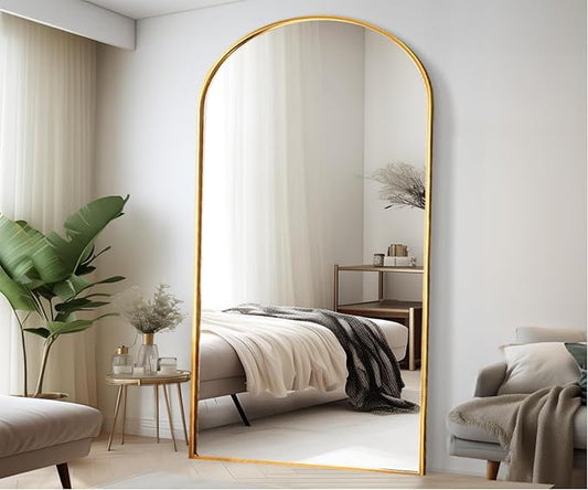 Rowjut Floor Full Length Mirror, Arched Mirrors Full Length 81"x41"