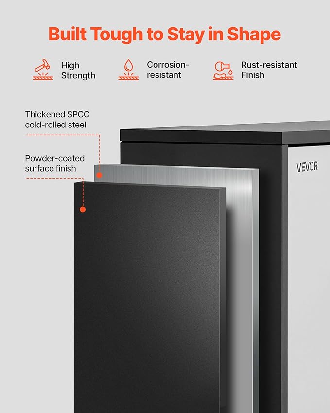 VEVOR Metal Wall Cabinet, 30.31 x 12.01 x 19.69 Inch, Floating Garage Tool
