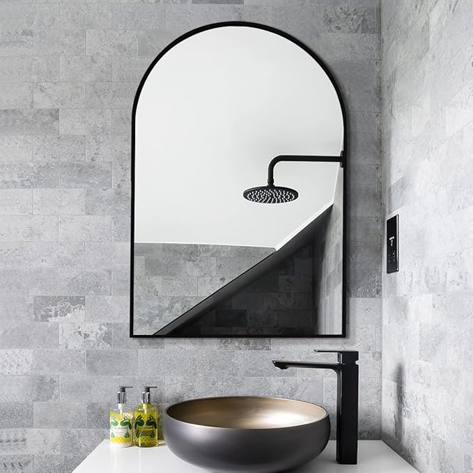 Arched Wall Mirror, Living Room, Hang Vertical or Horizontal