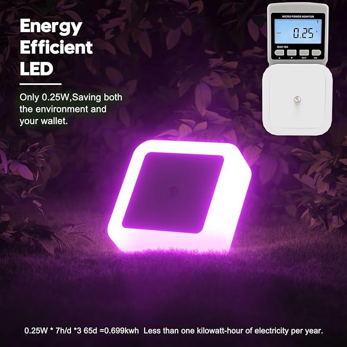 Sujeet Night Light, Night Lights Plug into Wall 8-Pack, Nightlight Plug in