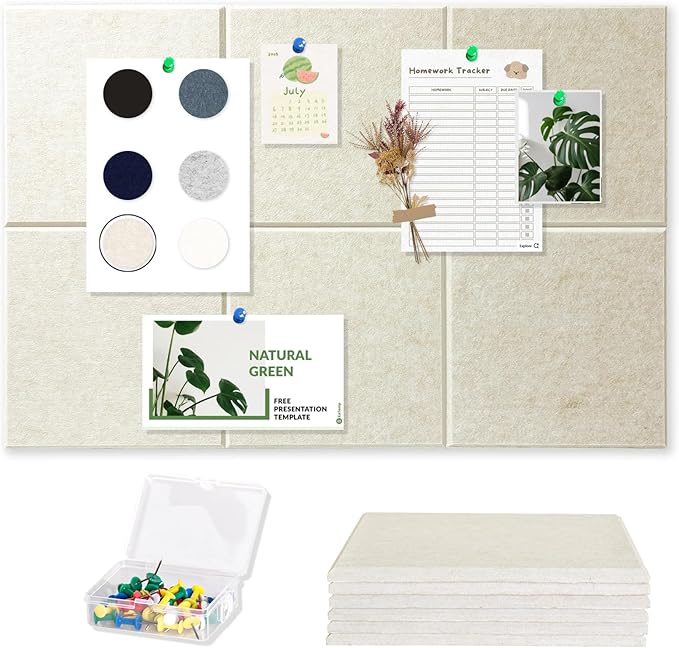 Large Cork Board Tiles for Wall