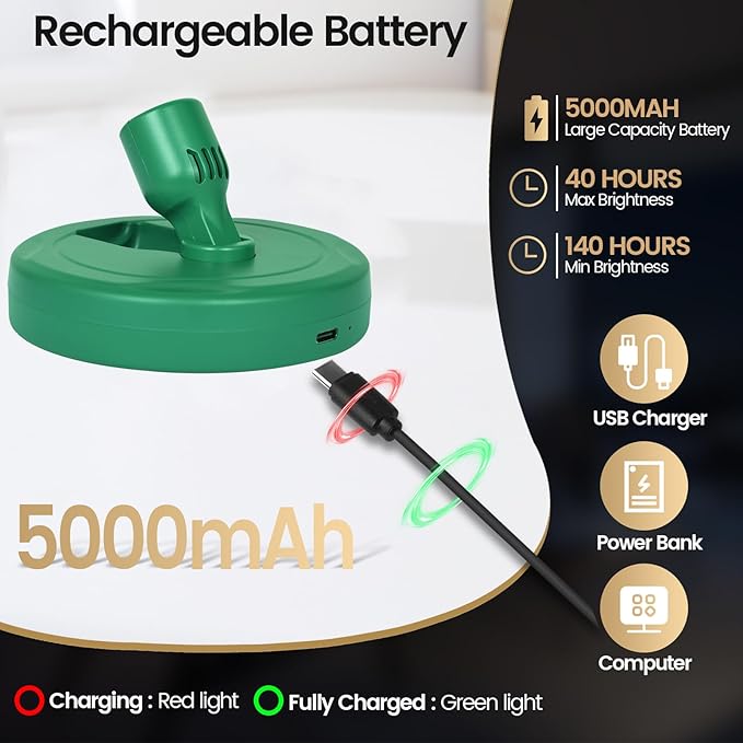 HAMVIDNE LED Spotlight, Rechargeable Battery Picture Lights, Uplighting Indoor
