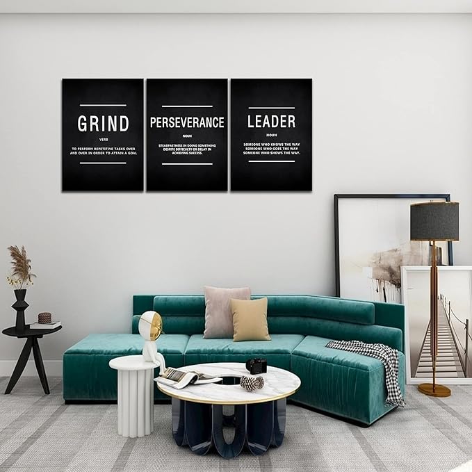 KAWAHONE Inspirational Grind Wall Art