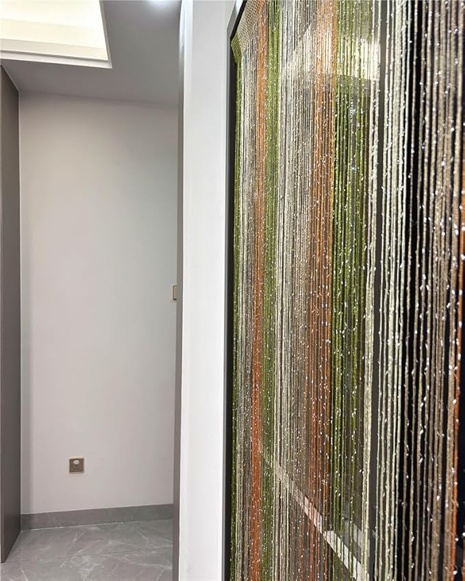 ave split Decorative Door String Curtain Wall Panel Fringe Window Room Divider