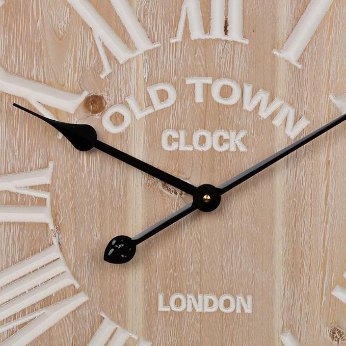 24 Inch Large Farmhouse Wall Clock