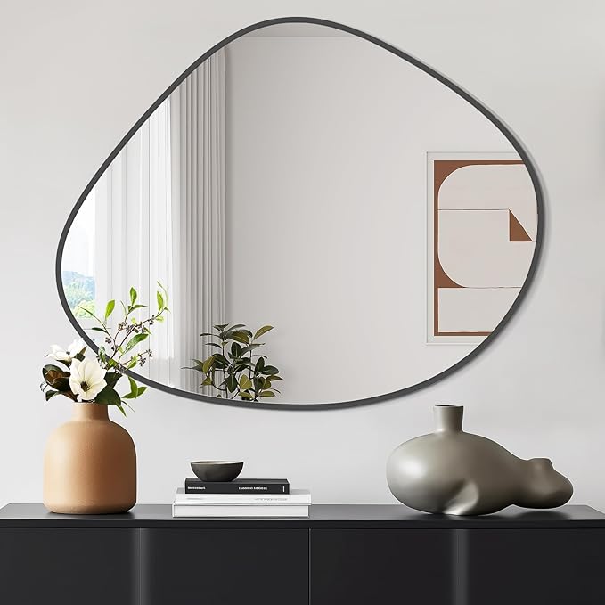 WallBeyond Asymmetrical Mirror, Irregular Wall Mirror