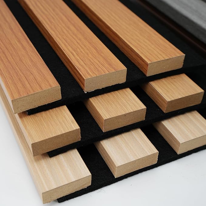 Art3d 6-Pack Acoustic Wood Slat Wall Panel Sample