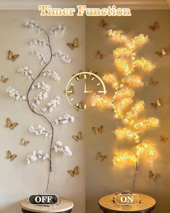 GOESWELL Cherry Blossom Tree Lights