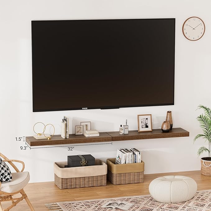 Heimlove 32 Inch Floating Shelves