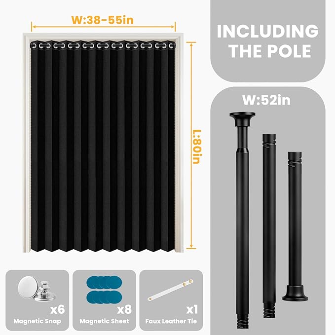 AJAZZ Blackout Accordion Door