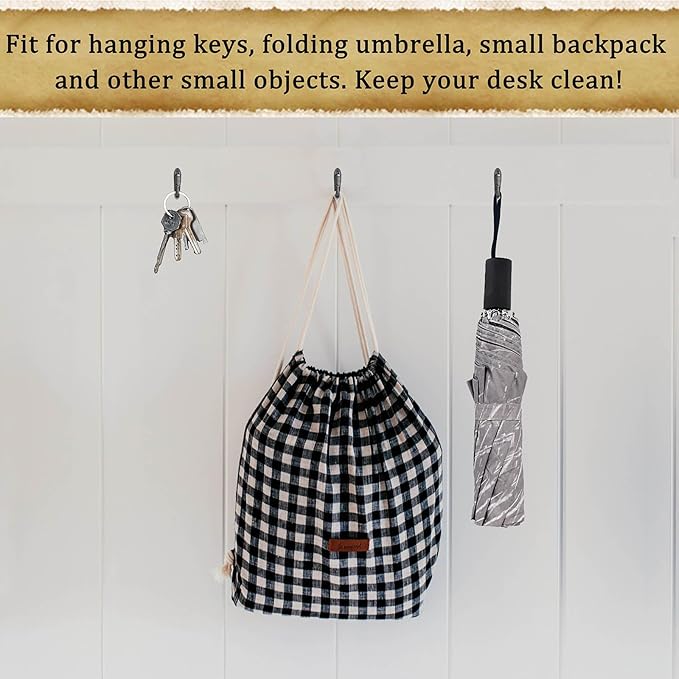 30 PCS Push Pin Picture Hooks, Push Pin Hangers, Decorative Push Pins