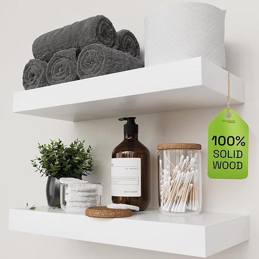 BAOBAB WORKSHOP Wood Floating Shelves