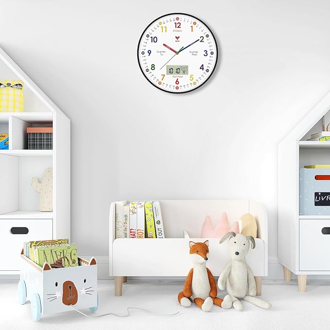 Foxtop Digital and Analog Learning Clock