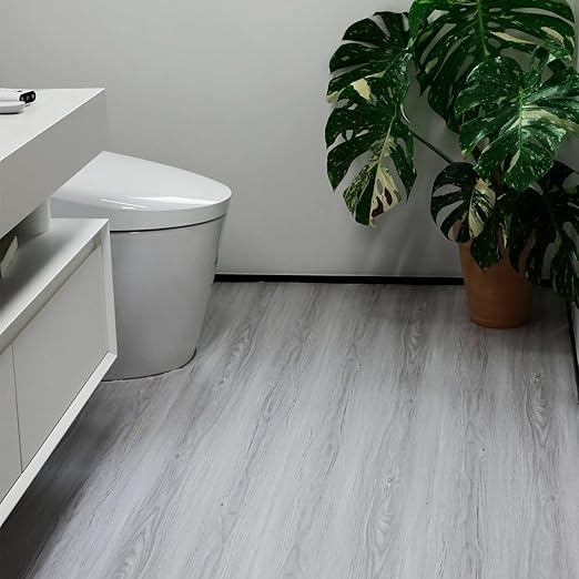 Wood Grain Peel and Stick Floor Tiles – 11.8” Width, Full Roll Length of 590" –