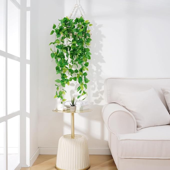 BLEUM CADE Fake Hanging Plants