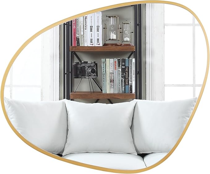 WallBeyond Asymmetrical Mirror, Irregular Wall Mirror, Unique Wall Mirrors