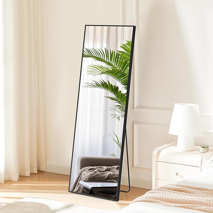Sweetcrispy 59"x16" Full Length Mirror, Leaning or Standing Full Body Mirror