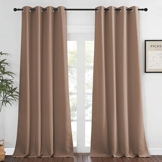 NICETOWN Blackout Curtain 90 inches Long