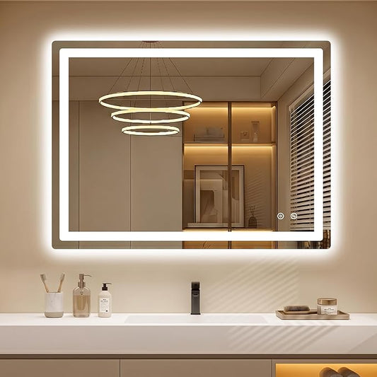 AMOISE LED Bathroom Vanity Mirror