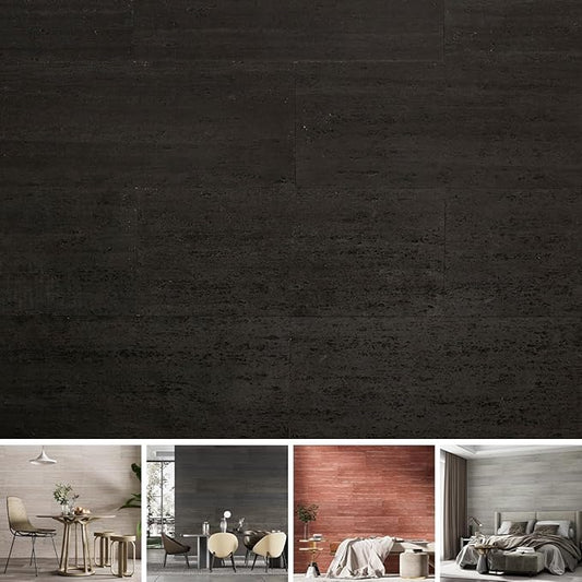 SINGULARWOOD 15pcs/26.46 sq ft Soft Stone Wall Tiles, Flexible Travertine Rock