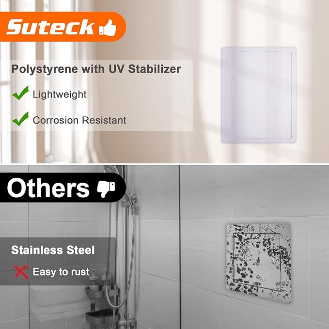 Suteck Plumbing Access Panel for Drywall Ceiling 12 x 16 Inch Reinforced