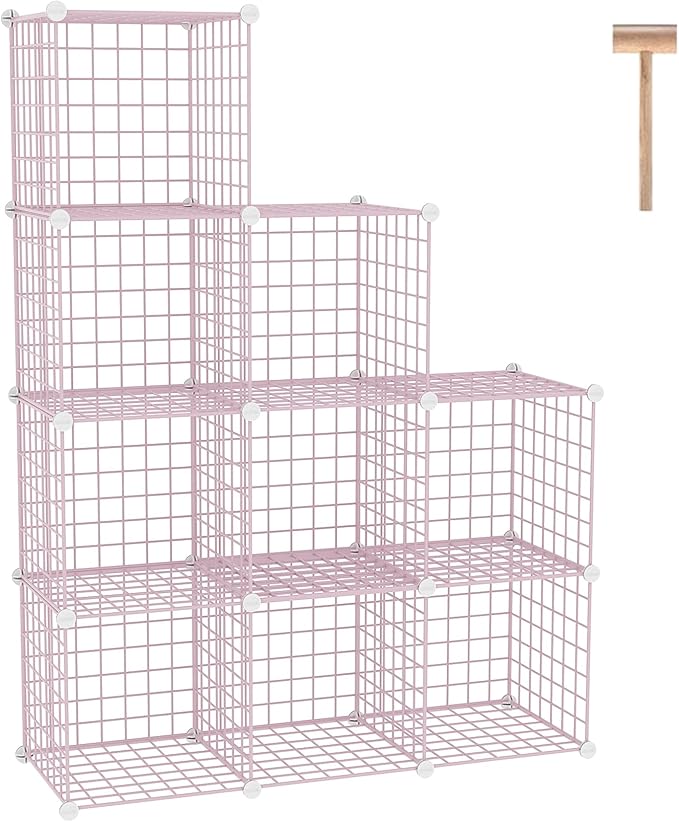 C&AHOME Wire Cube Storage, 9