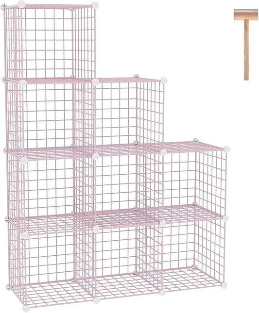 C&AHOME Wire Cube Storage, 9