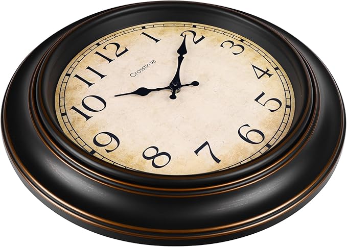 Crosstime 18 Inch Vintage Large Wall Clock