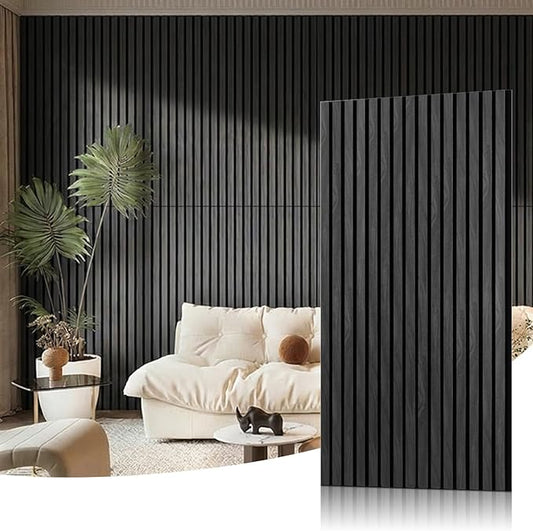 Wood Slat Acoustic Wall Panels-3D Fluted Sound Absorbing Panel