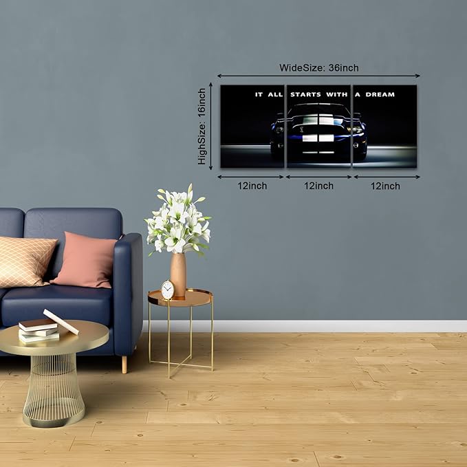 KAWAHONE Motivational Canvas Wall Art