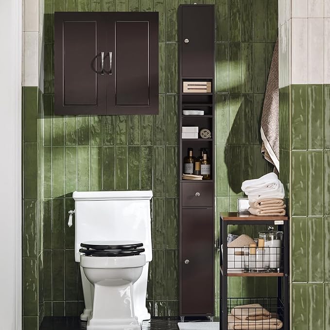 SoBuy Wall Cabinet Laundry Room, Medicine Cabinet