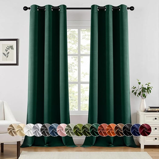MIULEE Blackout Curtains for Bedroom Living Room 2 Panels, Thermal Insulated