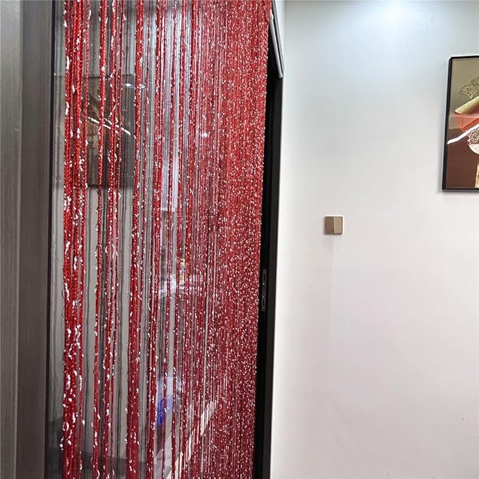 ave split Decorative Door String Curtain Wall Panel Fringe Window Room Divider