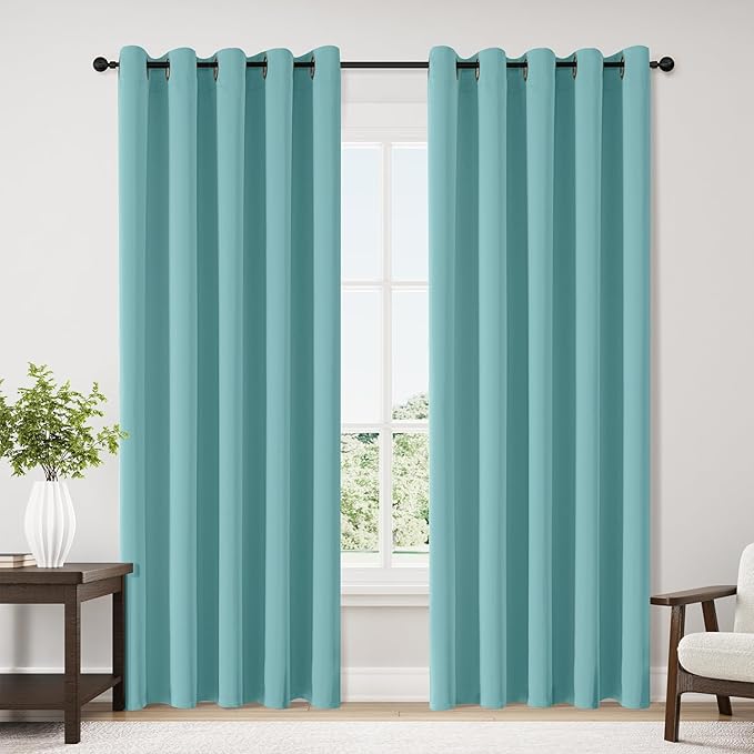 ChrisDowa Blackout Curtains 70 inches Wide