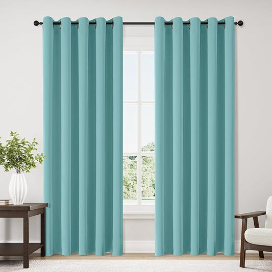 ChrisDowa Blackout Curtains 70 inches Wide