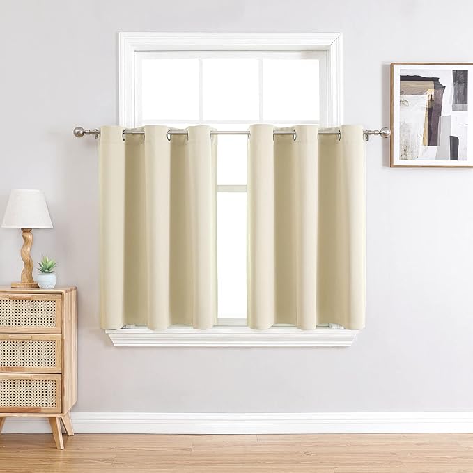 ChrisDowa Small Window Curtains