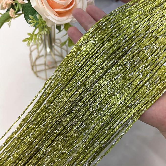 ave split Decorative Door String Curtain Wall Panel Fringe Window Room Divider
