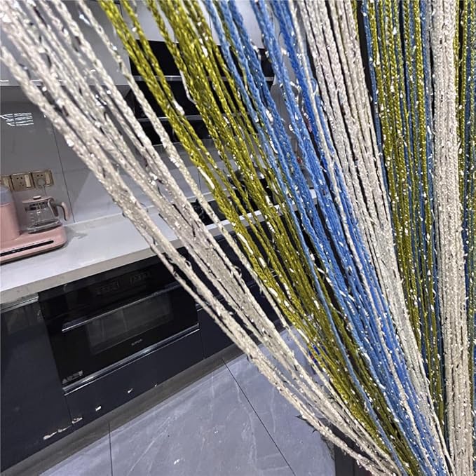 ave split Decorative Door String Curtain Wall Panel Fringe Window Room Blind