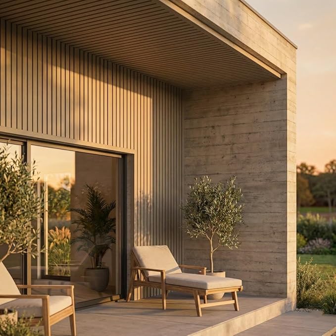 From Plain to Beautiful in Hours WPC Exterior Wall Slat Panels Waterproof