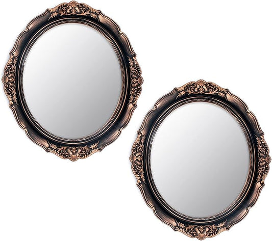 Eaoundm 13.1 x 14.8 inchs Decorative Wall Mirror, Vintage Hanging Mirrors