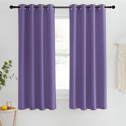 NICETOWN Blackout Short Curtain 63 inches Long