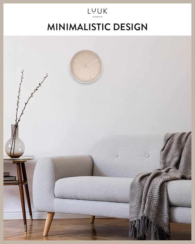 LUUK LIFESTYLE Modern Quartz wall Clock