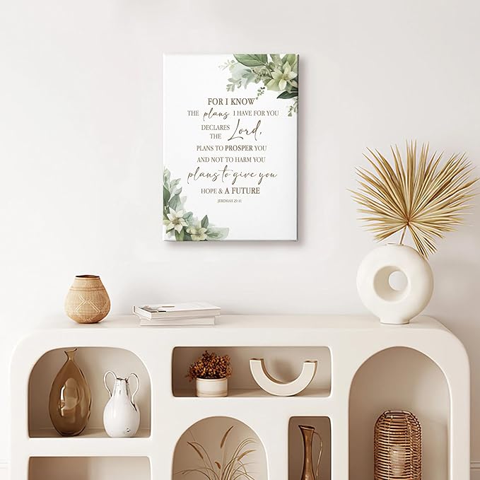 HIWX Christian Bible Verses Wall Decor,