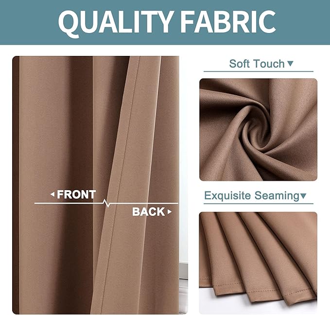 ChrisDowa Grommet Room Darkening Curtains