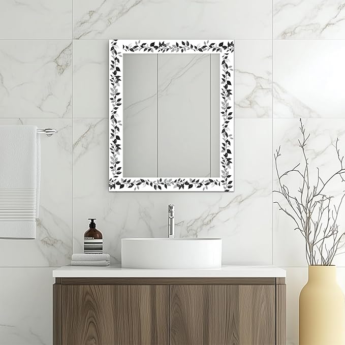 HOMETITUTE Wallpaper Border Peel and Stick Feather Texture Decorative Wall Trim