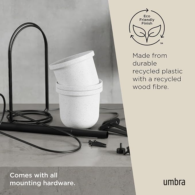 Umbra Triflora Hanging Planter for Window, Indoor Herb Garden