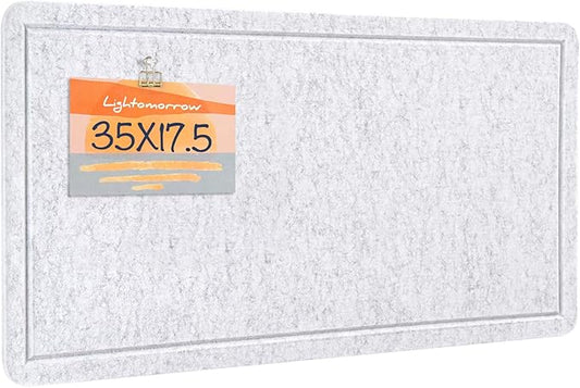 Bulletin Board, 35 x 17 1/2 inches Felt Board